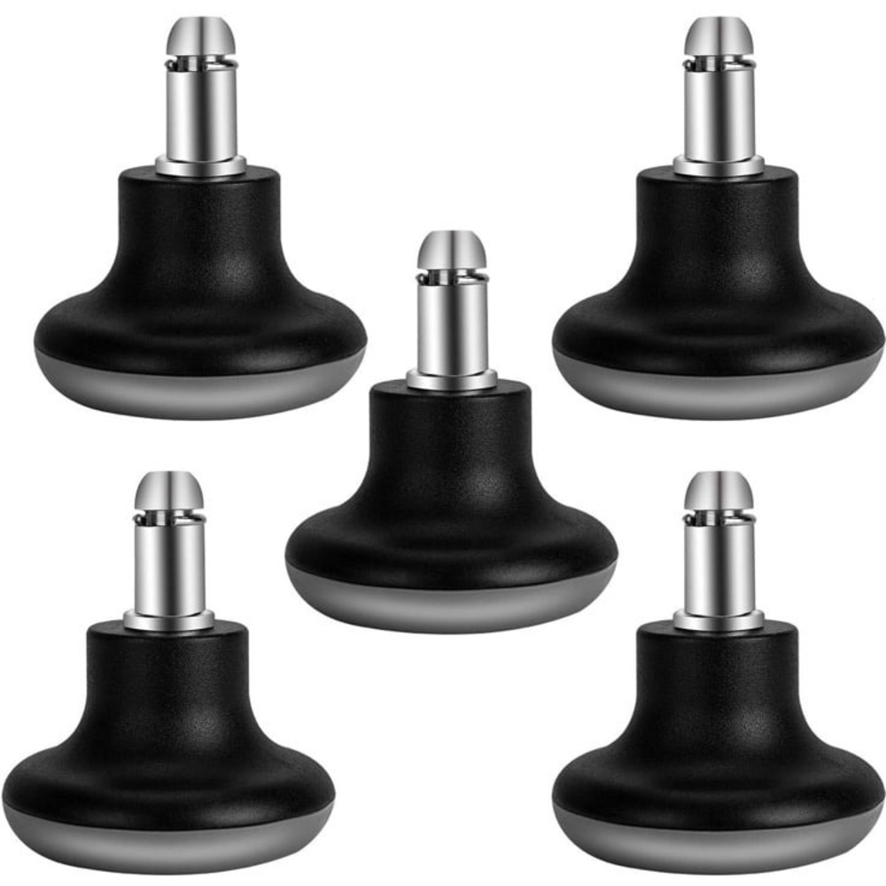 Bell Glides Replacement Office Chair Feet Swivel Caster Wheels to Fixed Stationa